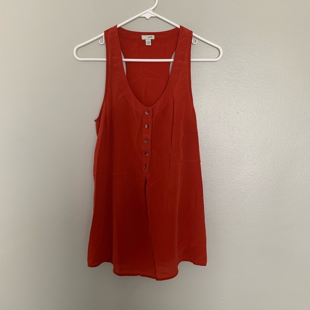 Anthropologie Silk tank top